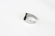 Silver evil eye coin ring for women - shani and Adi Jewelry