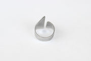 Silver front open ring for women - shani and Adi Jewelry
