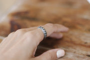 silver chain ring for women - shani and Adi Jewelry