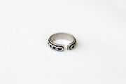 silver chain ring for women - shani and Adi Jewelry