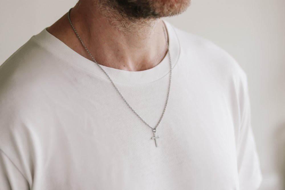 Cross necklace for men