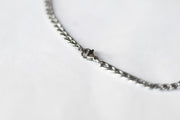 Silver links chain necklace for men
