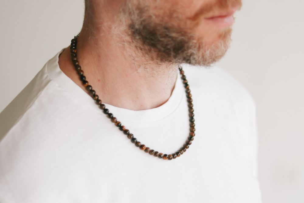 Tiger Eye necklace for men